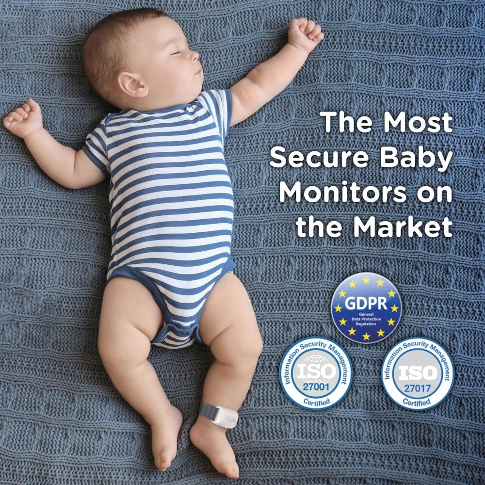 Hubble Connected Nursery Pal Cloud Touch Twin Smart WiFi Enabled Baby Monitor with 2 Cameras, 5 Inch HD Color Touchscreen Parent Unit, Plus Preloaded Soothing Sounds, Lullabies, and Stories, White