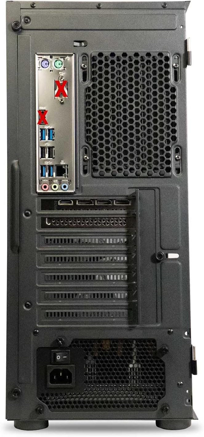 ViprTech Ghost 4.0 Liquid-Cooled PC - AMD Ryzen 7 (4.4Ghz Turbo), RTX 5060 Ti, 32GB DDR4, 1TB SSD, VR-Ready, Streaming, Gold PSU, WiFi Bluetooth, Gaming Desktop Computer Prebuilt, Black