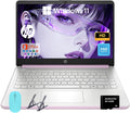 HP 14 Elite Laptop, 16GB RAM, 1.12TB Total Storage (128GB UFS+1TB Cloud), Honey Lavender, Office 365, Intel 4-Core, Win11, Copilot AI, 11Hr Battery, Alpacatec Mouse