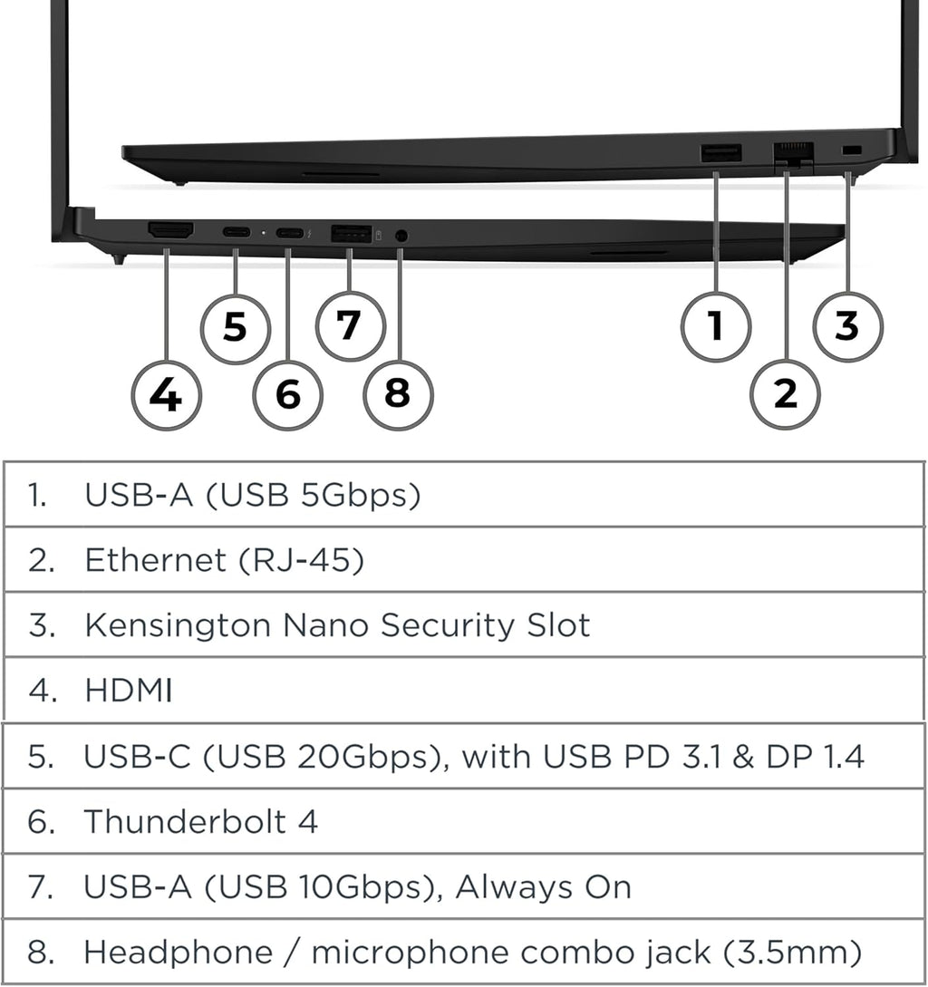 Lenovo ThinkPad E16 Gen 3 Laptop Computer for Office Business Daily use, Intel Ultra 7 255H, Arc 140T, 32GB DDR5 RAM, 1TB PCIe SSD, WiFi 6E, 16' FHD+, Webcam, Windows 11 Pro