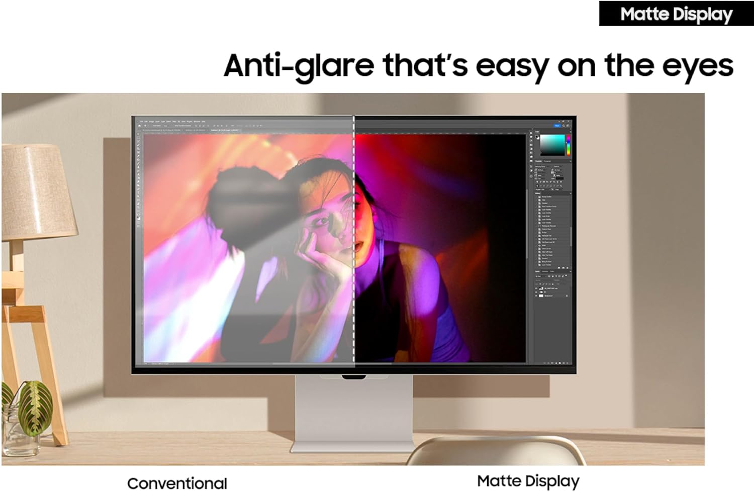 Samsung 27' ViewFinity S9 Series 5K Computer Monitor, Thunderbolt 4, DisplayPort, Matte Display, 4K Slimfit-Camera, Slim Metal Design, AirPlay, Smart-TV Apps, Gaming Hub, LS27C900PANXZA