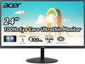acer SB242Y Hbi 23.8' Full HD (1920 x 1080) Zero-Frame Gaming Office Monitor | AMD FreeSync Technology | Ultra-Thin Stylish Design | 100Hz | 1ms (VRB) | Low Blue Light | Tilt | HDMI & VGA Ports
