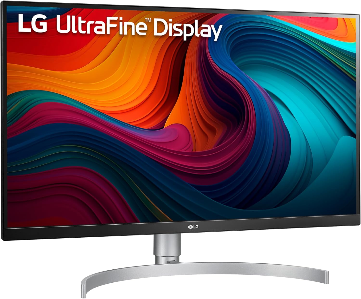 LG 27UN850-W Ultrafine Computer Monitor 27-Inch UHD 4K UHD 2160p IPS with VESA DisplayHDR 400 AMD FreeSync and USB-C - White/Silver