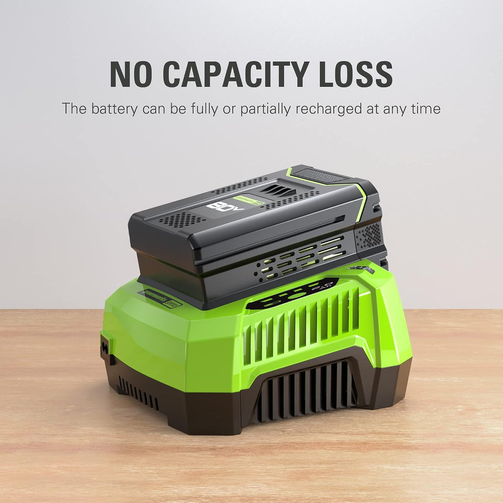 Greenworks PRO 80V 2.5Ah Lithium-Ion Battery (Genuine Greenworks Battery / 75+ Compatible Tools)