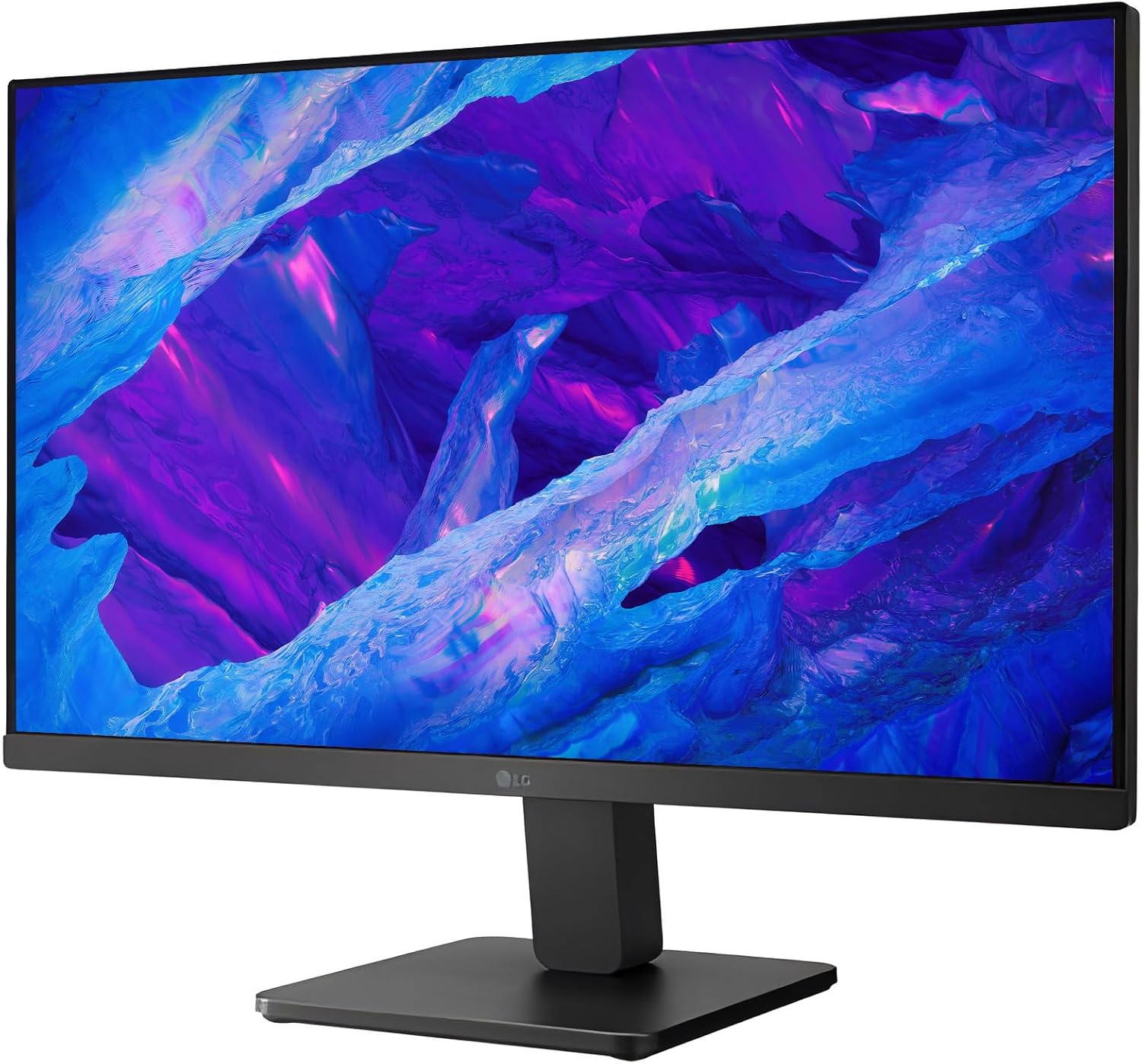 LG 24 inch IPS LCD FHD (1920 x 1080) Monitor, 16:9-100Hz, AMD FreeSync, Tilt and VESA, Low Blue Light, Flicker Safe, HDMI & VGA, 5ms Response Time, Matte Black