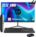 HP ProDesk 600 G3 Desktop Mini Business PC with 21.5' FHD Monitor, Intel Quad Core i5-6500T, 16GB DDR4 RAM, 256GB SSD, DisplayPort, WiFi, BT, Windows 11 Pro(Renewed)