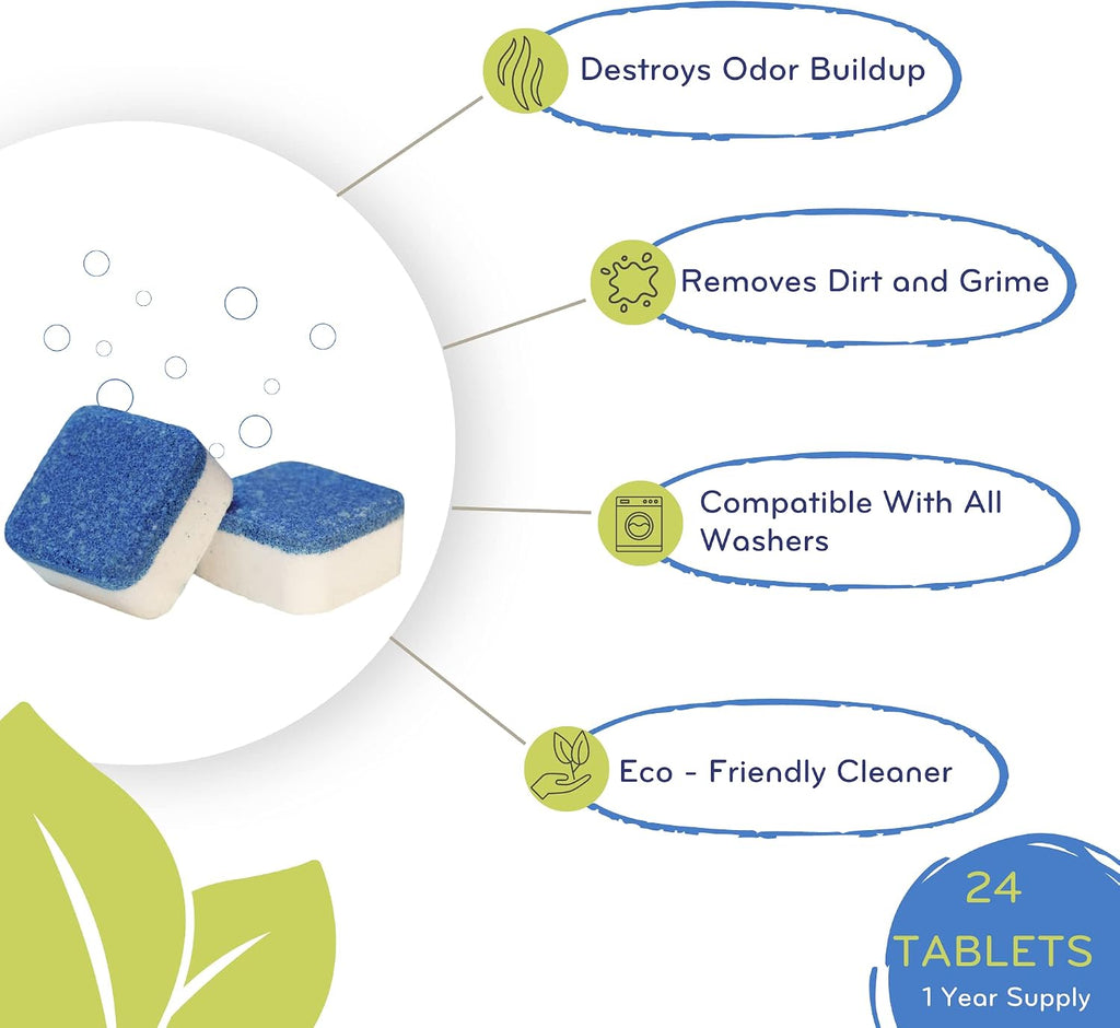 ECO-GALS Eco Swirlz Bulk Wholesale Washing Machine Cleaner for Cleaning Business, Laundromats, and Shared Laundry