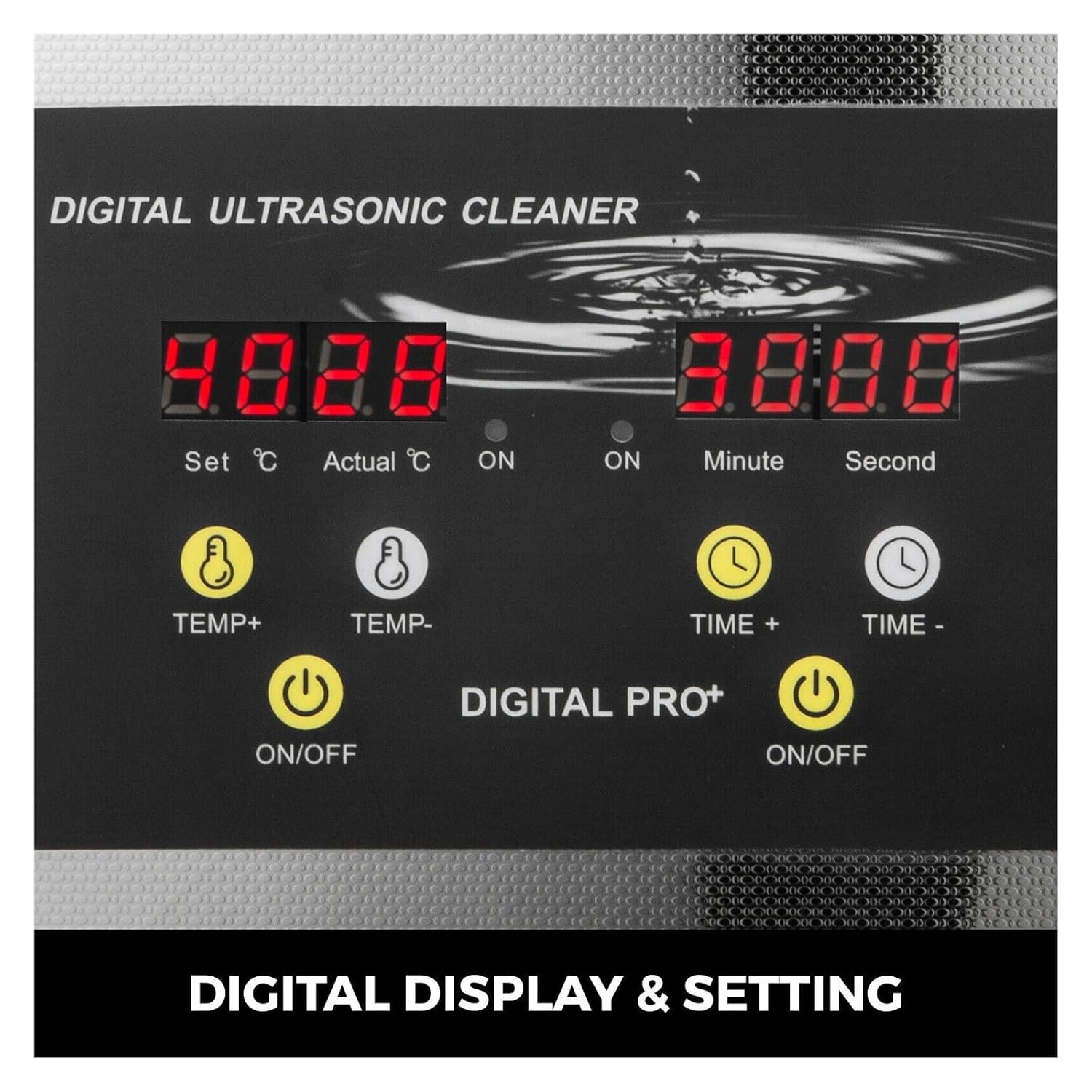 2L 3L 6L 10L 15L Ultrasonic Cleaner 40KH Powerful Transducer Mini Portable Washing Machine Ultrasound Dishwasher Jewelry(6 L Capacity)