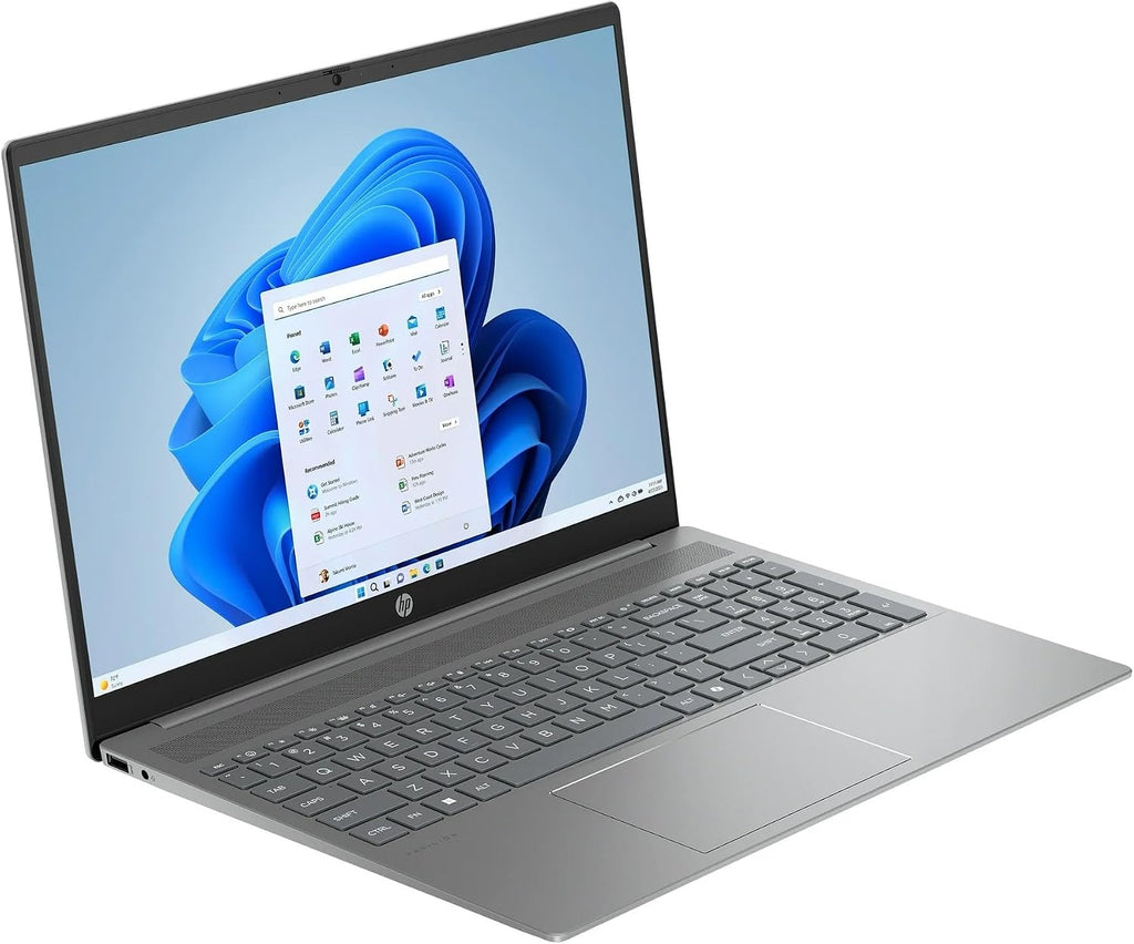 HP 16 Laptop in Silver Ryzen 7 up to 5.1GHz 8GB DDR5 512GB SSD 16in WUXGA Backlit Keyboard Win11 (16-ag - Renewed)