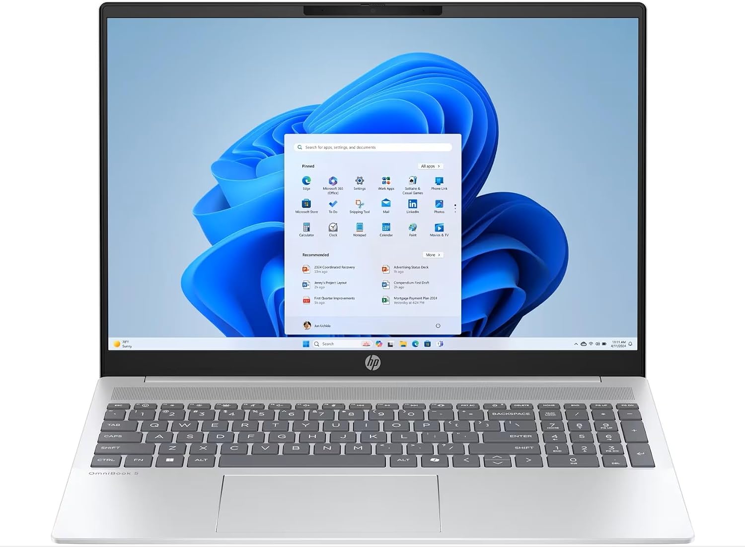 HP 15.5' FHD IPS Laptop, Intel Processor i5-1334U Up to 4.59GHz, 8GB DDR4, 512GB Storage, HDMI, Super-Fast WiFi, Fingerprint Reader, Windows 11 Home OS, Dale Silver, Renewed