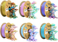 Gratkit Matte Tri-Color PLA Filament,Coextrusion Filament 1.75mm, +/-0.03mm, 6 * 1KG/Roll, Matte PLA 6KG Bundle