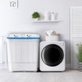 DOGHLY Portable Washer and Dryer Combo Set, 1.8 Cu.Ft Portable Clothes Dryers,18lbs Twin Tub Washing Machine, Compact Washer and Dryer for Apartment, RV, Dorm