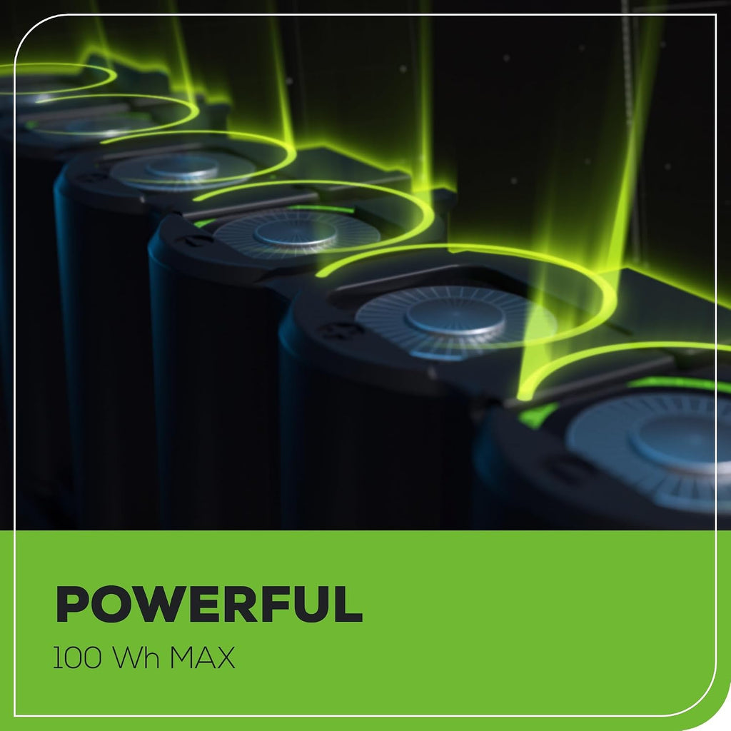 Greenworks 40V 2.5Ah Lithium-Ion Battery (Genuine Greenworks Battery / 75+ Compatible Tools)