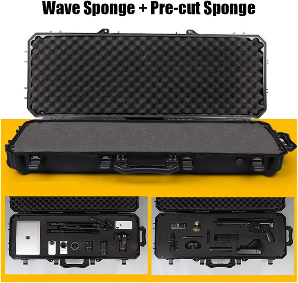 Tool Box Professional Box Tool Case Waterproof Big Airsoft Hunting Portable Tool Organiser for Bow Camera Storage (109cm/43inch) Tool Storage