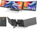14' Triple Laptop Screen Extender, Ultra-Thin FHD 1080P Portable Monitor, 2.2lbs Lightweight Plug & Play Travel Monitor for 13'-17' Laptops, Compatible with Windows/Mac/Android/Chrome