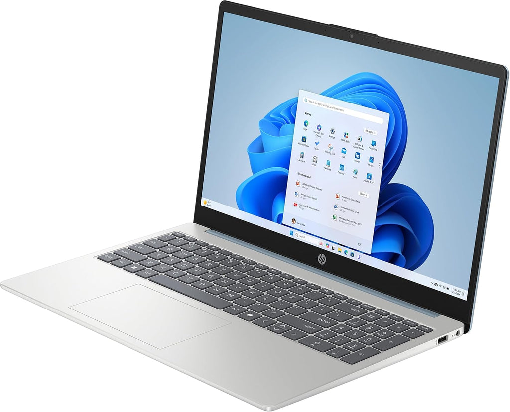HP 15-fd000 Personal Laptop, 2025, 15.6' 1920x1080 Touchscreen, Intel-8 Core i3-N305, Intel UHD Graphics, 16GB DDR4, 512GB SSD, Win10 Pro, Wi-Fi 6, BT 5.3, 720p HD Camera, Moonlight Blue