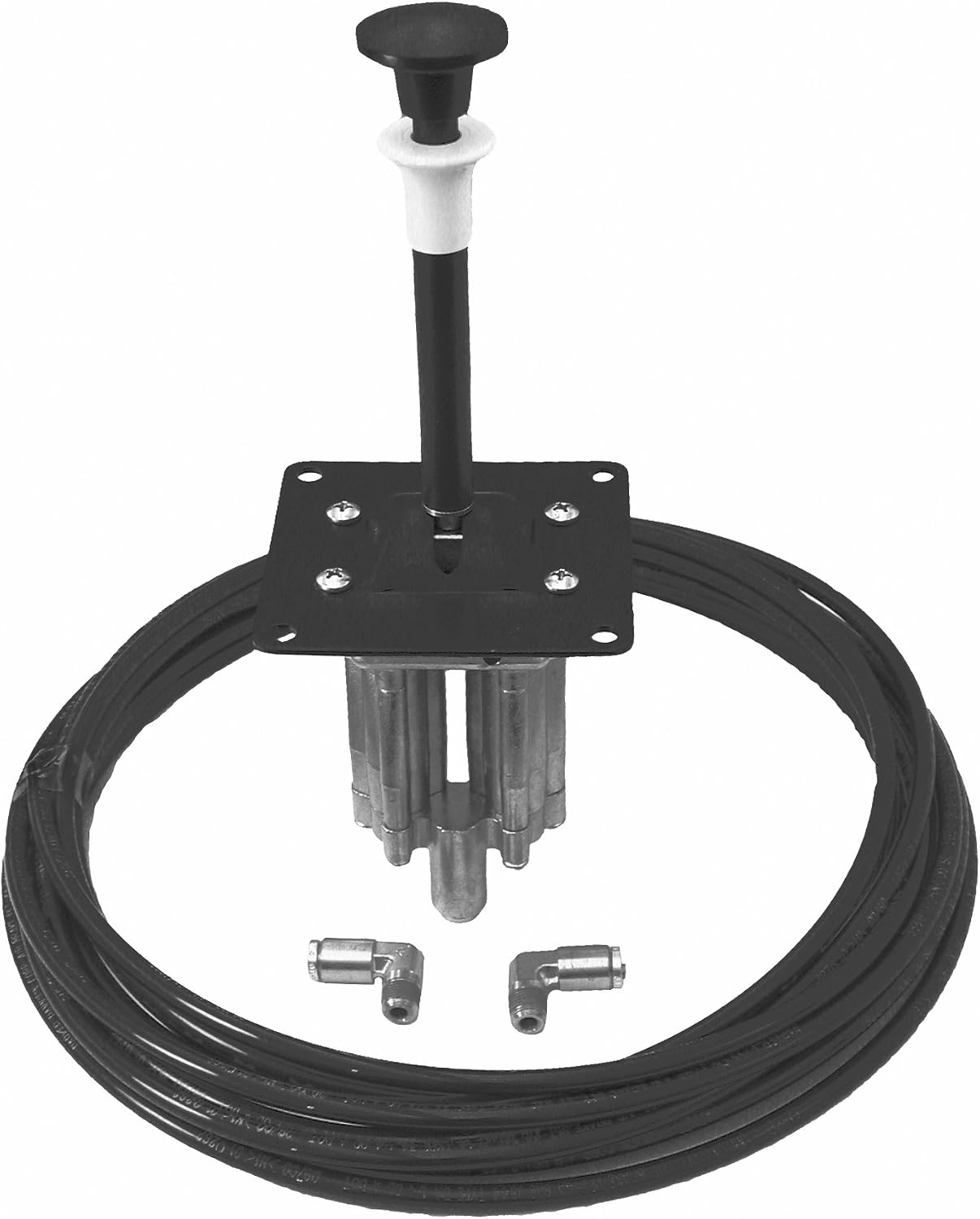 Buyers Products K1010FAS 4-Way, 3-Position Manual Air Control Valve, Feathering, Locking Neutral Control Kit, Pneumatic Air Shift Pump