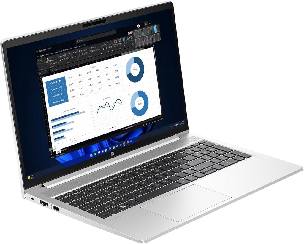 HP ProBook 450 G10 Business Laptop (15.6' FHD Anti-Glare, Intel 10-Core i5-1334U (Beats i7-1255U), 32GB RAM, 1TB SSD), Backlit KB, Webcam, Wi-Fi 6E, Ethernet, Win 11 Pro w/ AI Copilot, Silver
