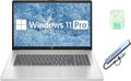 HP 17.3' HD+ Business & Student Laptop Computer, 32GB RAM 1TB SSD, 8-Cores Intel Core i3 Processor, Copilot AI-Ready, Windows 11 Pro, Wi-Fi 6, PLUSERA Earphones & 8-in-1 Hub, Natural Silver