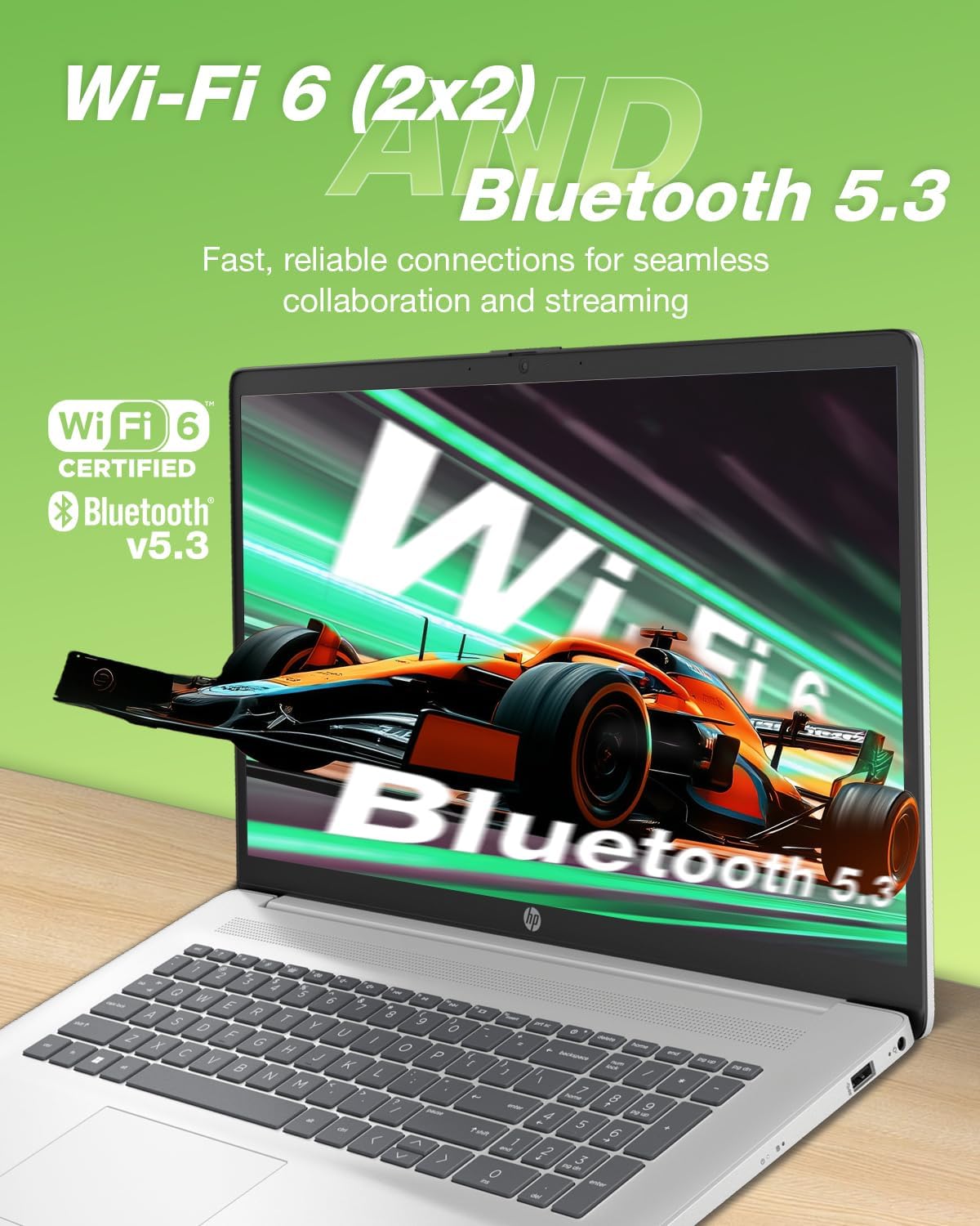 HP 17t FHD Laptop Computer, 17.3' FHD Anti-Glare Display, Intel 10-Core i5-1334U, Backlit Keyboard, Window 11 Pro Laptop for Business & Students, Wi-Fi 6 + Bluetooth 5.4, 32GB RAM + 1TB SSD