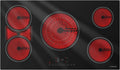 GASLAND 36 Inch Electric Cooktop, 5 Burners Glass Stove Top, ETL & FCC Certificated, 9200W Built-in Radiant Ceramic Cooktop, Slide Touch Control, Child Safety Lock, Hot Surface Indicator, 220V