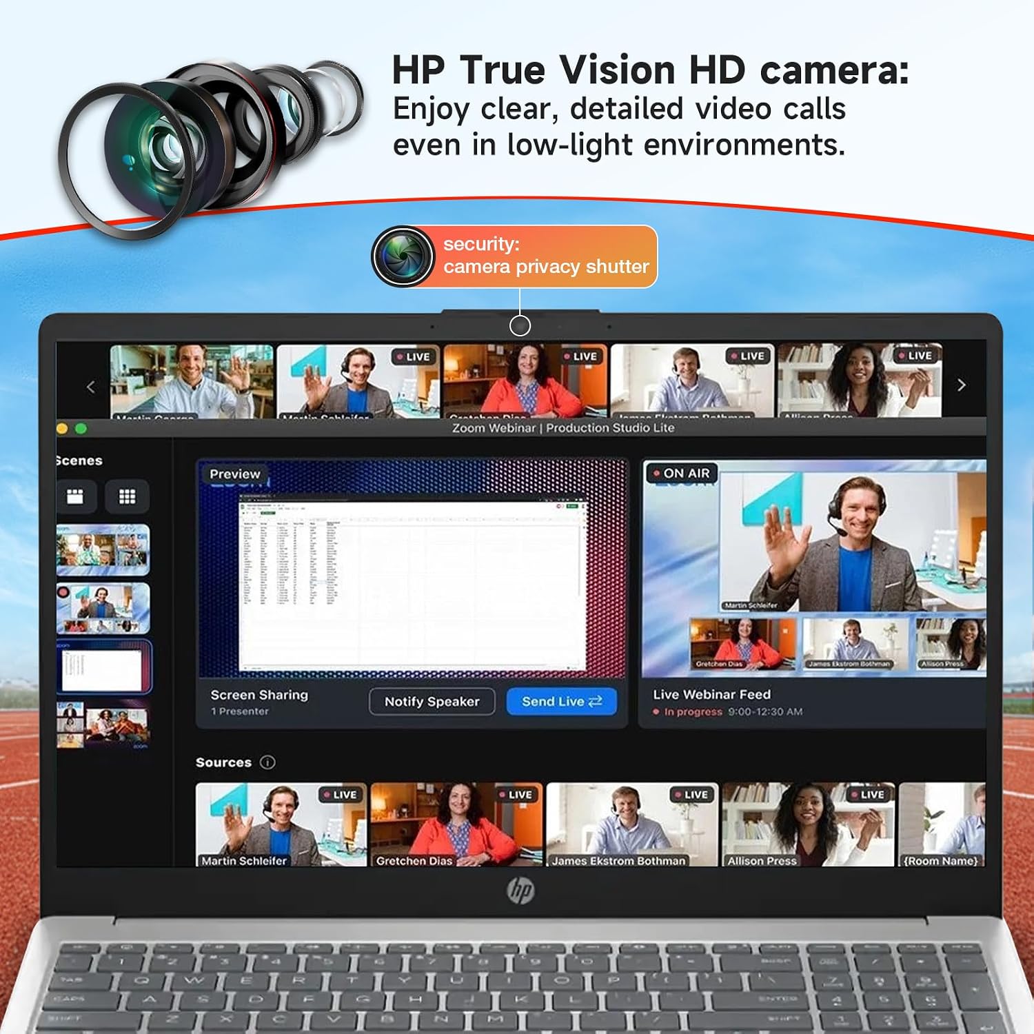 HP 15.6' Touchscreen Laptop for Business & Student, Intel 13th core i3(Up to 4.5GHz), 250 Nits Display, Win 11 Pro & Copilot AI, Wi-Fi 6 & BT 5.3, Fast Charge, Brand Mouse Kit (16GB RAM | 512GB SSD)