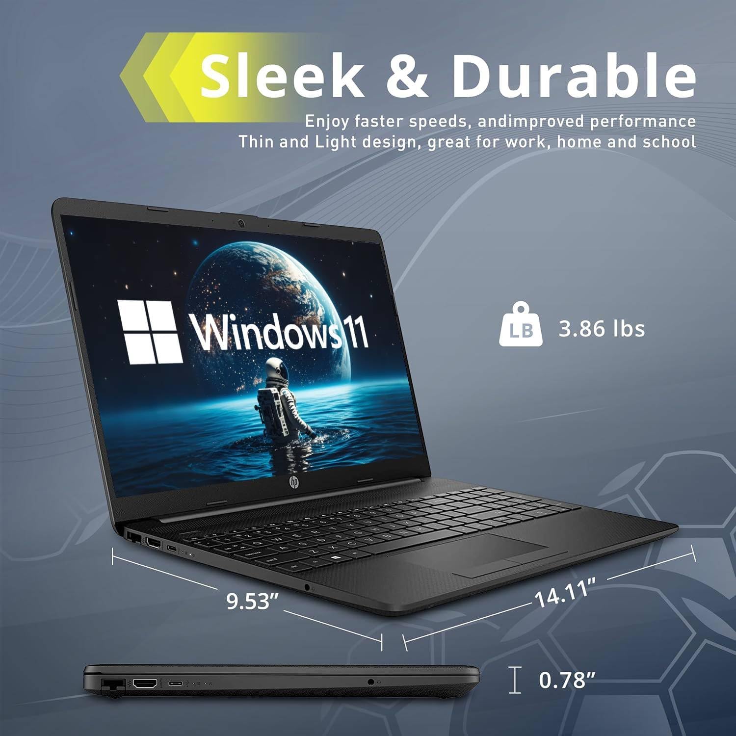 HP 2025 Latest 15.6'' FHD Business Laptop, Intel 6 Core i3-1315U (Beat i5-1135G7), 32GB RAM, 1TB PCIe SSD,IPS Display, Ultra Quiet Design, Long Battery Life, Windows 11 Pro, WOWPC Recovery USB