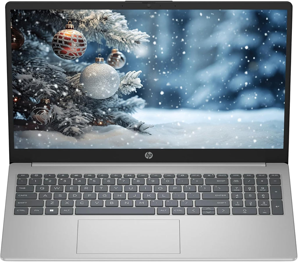 HP 15.6' FHD Business & Student Laptop Computer, 10-Core Intel Core i5, Windows 11 Pro Laptop with Microsoft Office Lifetime Suite, PLUSERA Earphones, Silver (16GB RAM | 1TB SSD)