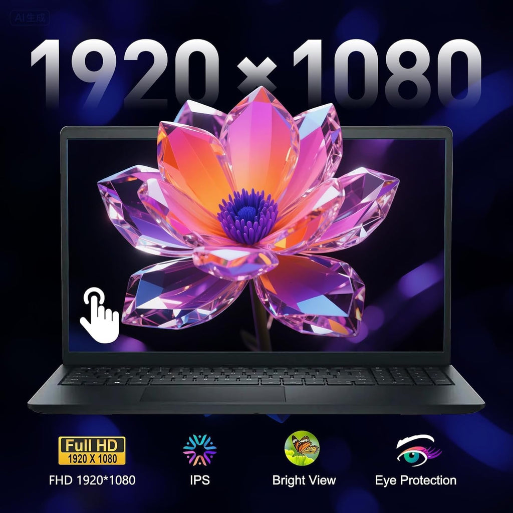 Dell 15.6' FHD Touchscreen Laptop Computer | AMD Ryzen 5 7530U CPU | 32GB RAM | 1TB Storage (512GB PCIe SSD + 512GB External) | Long Battery Life | WOWPC Bundle | Windows 11 with Microsoft Office