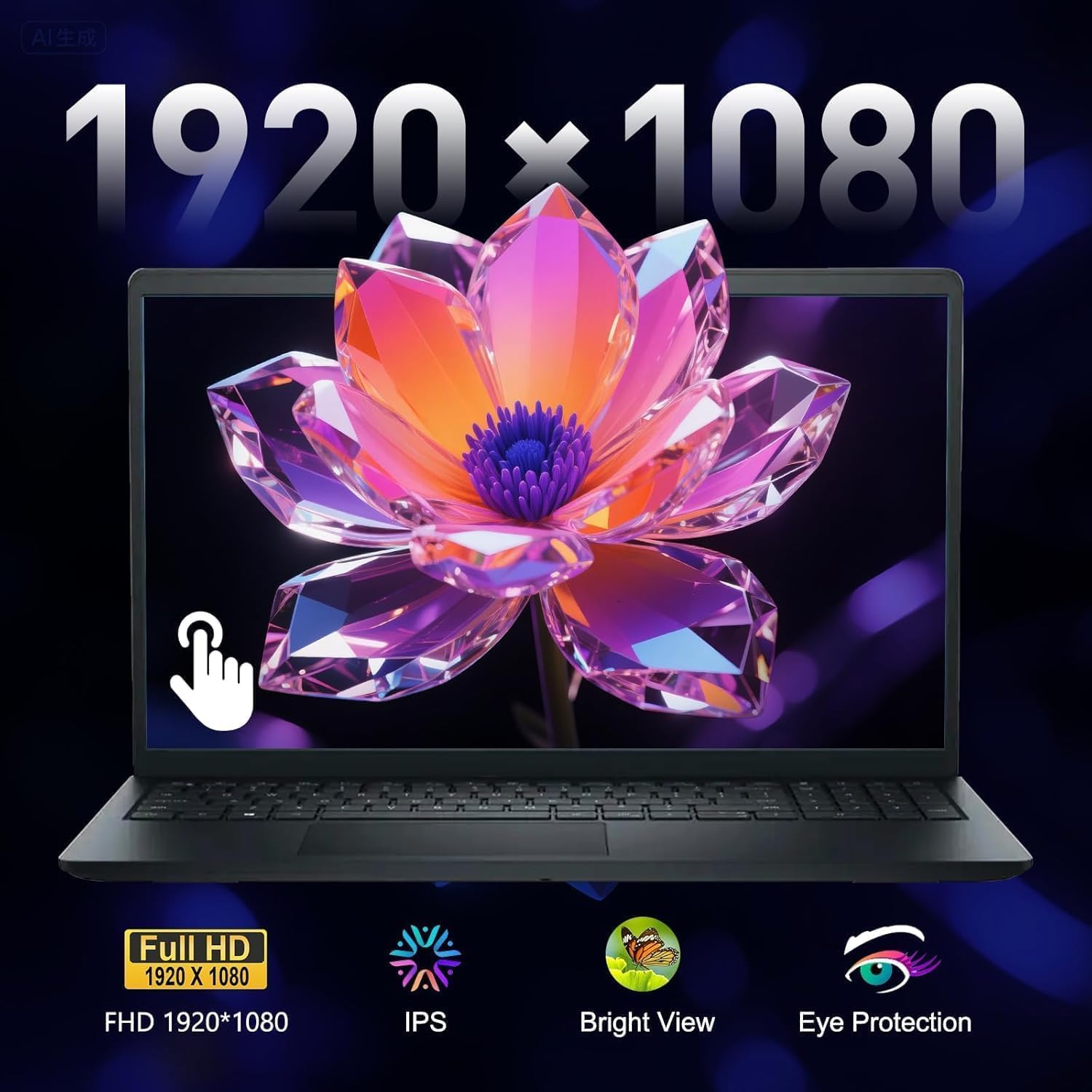 Dell 15.6' FHD Touchscreen Laptop Computer | AMD Ryzen 5 7530U CPU | 32GB RAM | 1TB Storage (512GB PCIe SSD + 512GB External) | Long Battery Life | WOWPC Bundle | Windows 11 with Microsoft Office