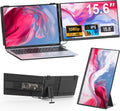 Cevaton Laptop Screen Extender - 15.6' FHD 1080P Portable Monitor for Laptop, Detachable & Plug and Play Dual Monitor Extender for 13'-17.3' Laptops, Compatible with Wins/Mac/Android/Chrome