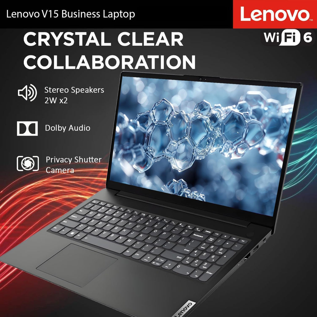 Lenovo New V15 Business and Student Laptop, AMD Ryzen 3 7000 Series(Beat i7-1160G7), 16GB DDR5 RAM, 512GB PCIe SSD, 15.6' FHD IPS Display, Ethernet Port RJ-45, Windows 11 Pro, WOWPC USB, No Mouse