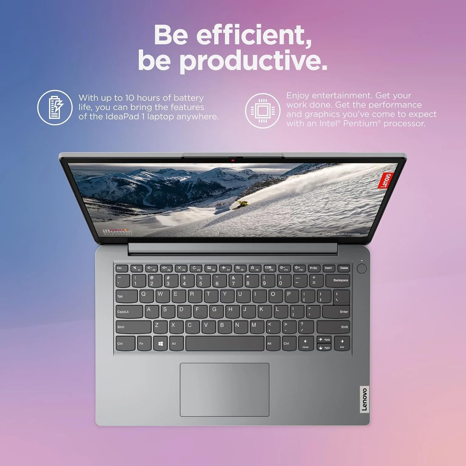 Lenovo IdeaPad 14' Laptop Computer 2025, 20GB RAM, 1.1TB Storage (500GB SSD +128GB eMMC +500GB Ext), Intel Core Processor, UHD Graphics, Long Battery WiFi-6, MarxsolAccessory, 1-Yr Office 365, Win 11