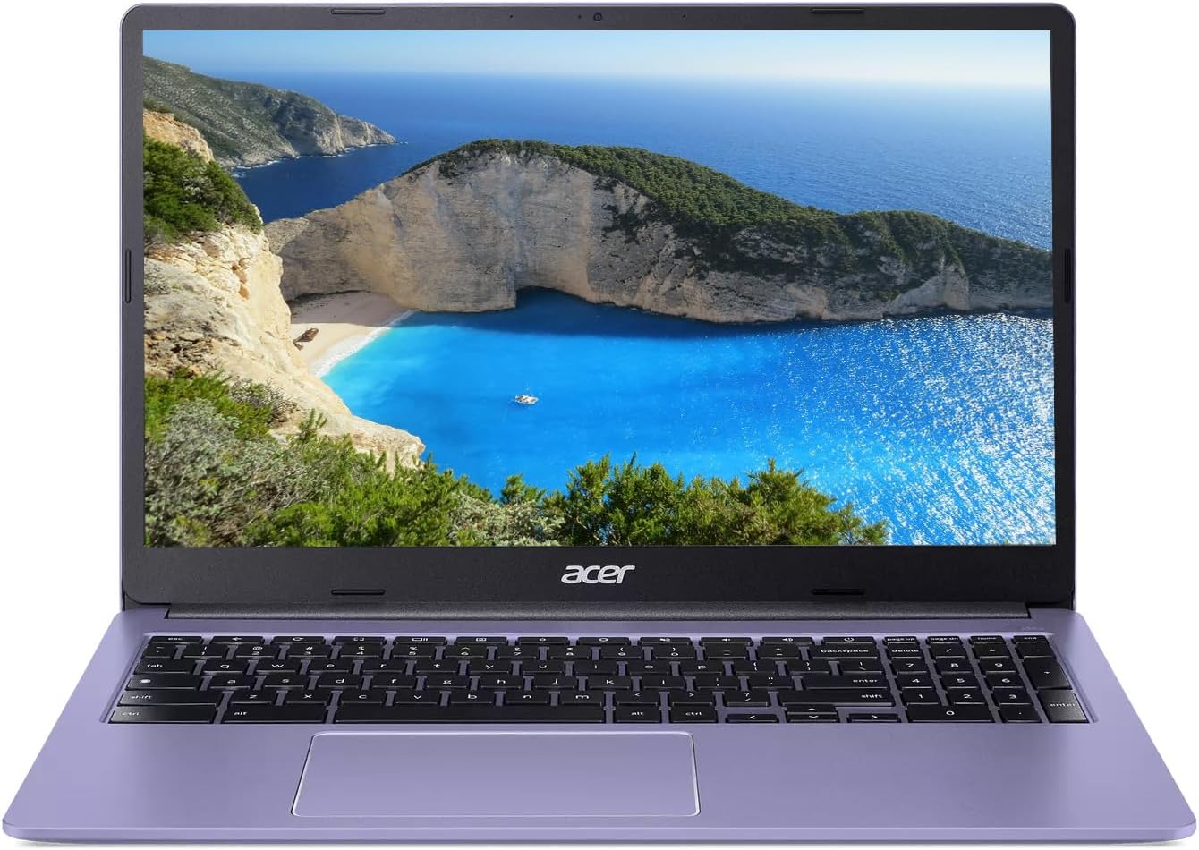 acer 15' HD IPS Chromebook, Intel Celeron Processor Up to 2.79GHz, 4GB DDR4 Ram, 64GB Storage, Ultra-Fast WiFi, Chrome OS, Iris, Renewed