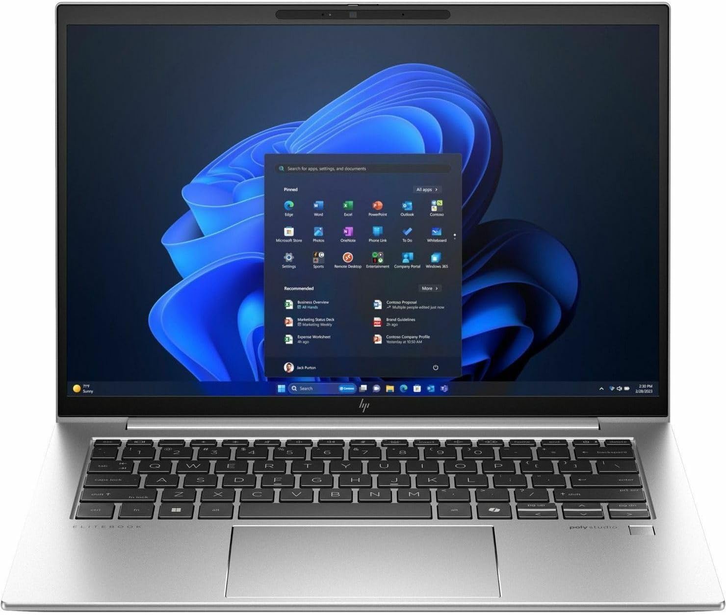 HP EliteBook 840 G11 (Latest Model) 14' Notebook - Intel Core Ultra 7 155U - 32 GB - 512 GB SSD - Silver - FHD+ (1920 x 1200) Windows 11 Pro