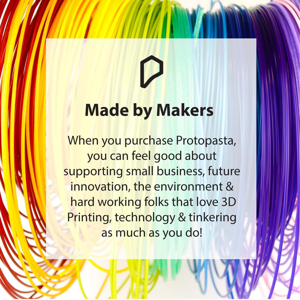 Protopasta Ferromagnetic Iron PLA 3D Printer Filament | ProtoPlant Metal-Filled PLA Plastic Printer Filament with 45% Iron | Patina Friendly Metal Composite Filament | 2kg Metallic Spool