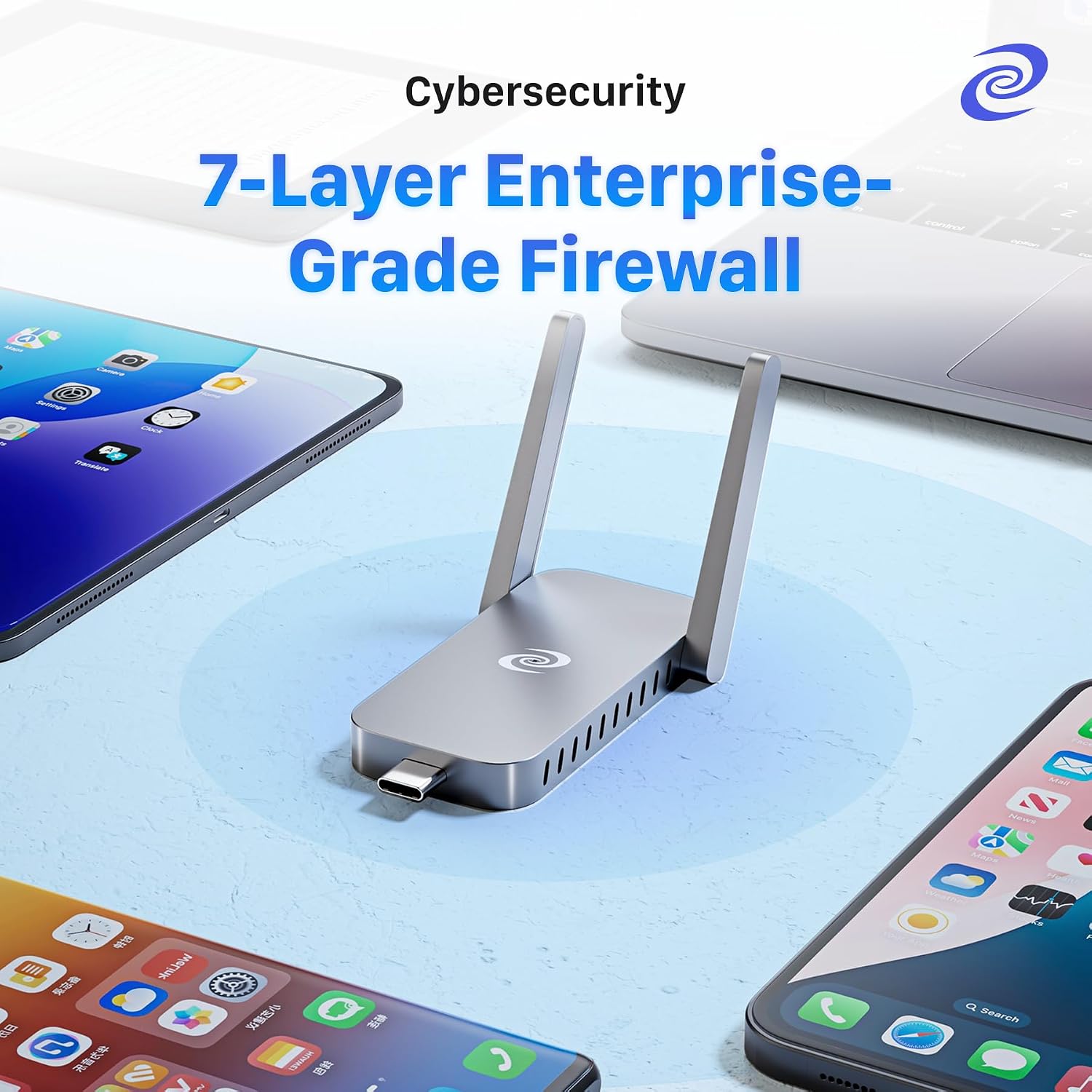 Deeper Connect Air(2023 Version) Portable WiFi Wireless Router Hotspot Device, Lifetime Free Router VPN for Travel Privacy, Compact VPN Routers for Home and Remote Work