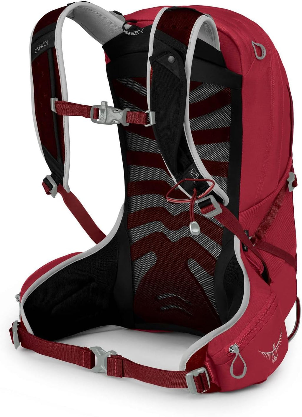Osprey Talon 11L Men's Hiking Backpack with Hipbelt, Cosmic Red, L/XL