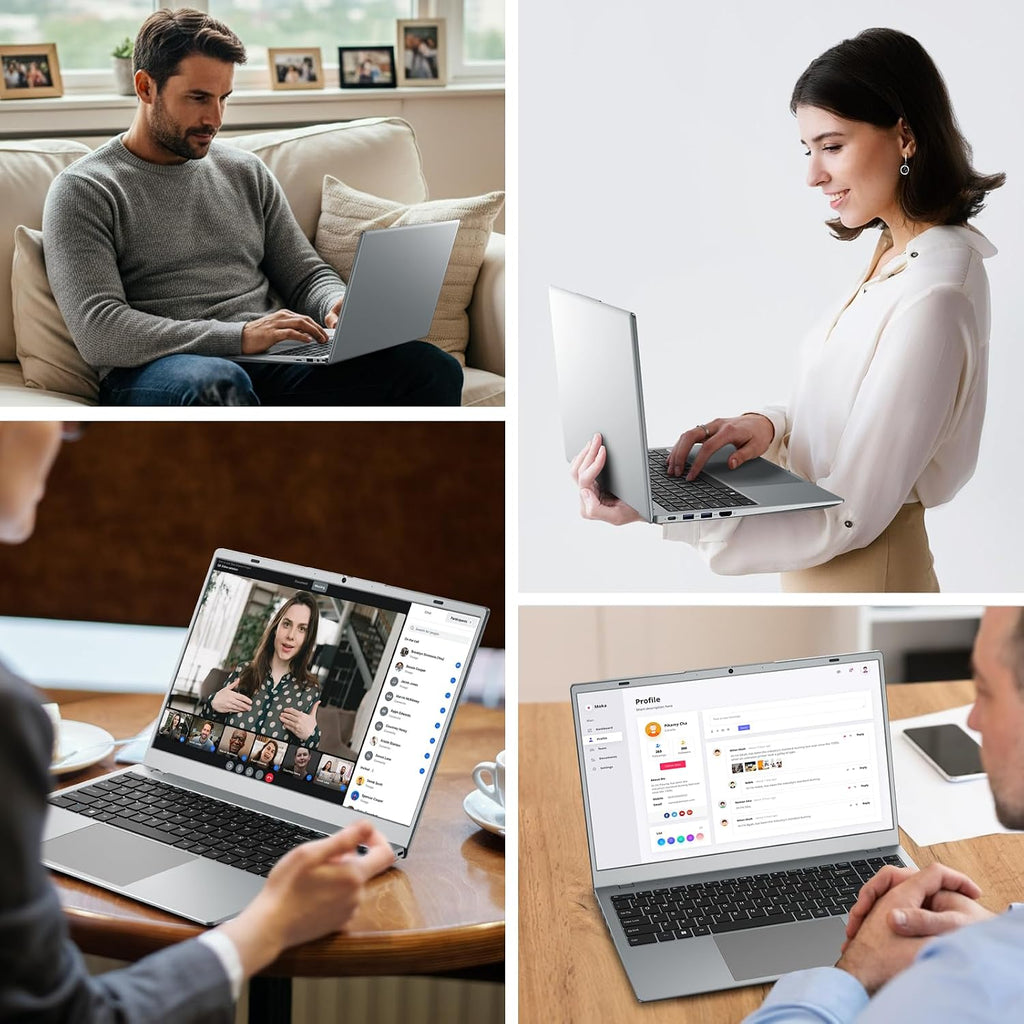 15.6' Laptop 32GB RAM 512GB SSD Laptops with Pentium 6500Y Processor up to 3.4GHz, 1080P IPS Display, WiFi 5, 5-Hour Battery Win11 Laptop Computer for School, Home and Business