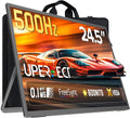 UPERFECT QLED Portable Gaming Monitor 500Hz 24.5'' Monitor, FreeSync 0.1ms, 125%sRGB 2000:1 600Nits, Built-in Stand, Speaker and VESA Mountable DP1.4 USB C HDMI Second Screen for Laptop, Game Console