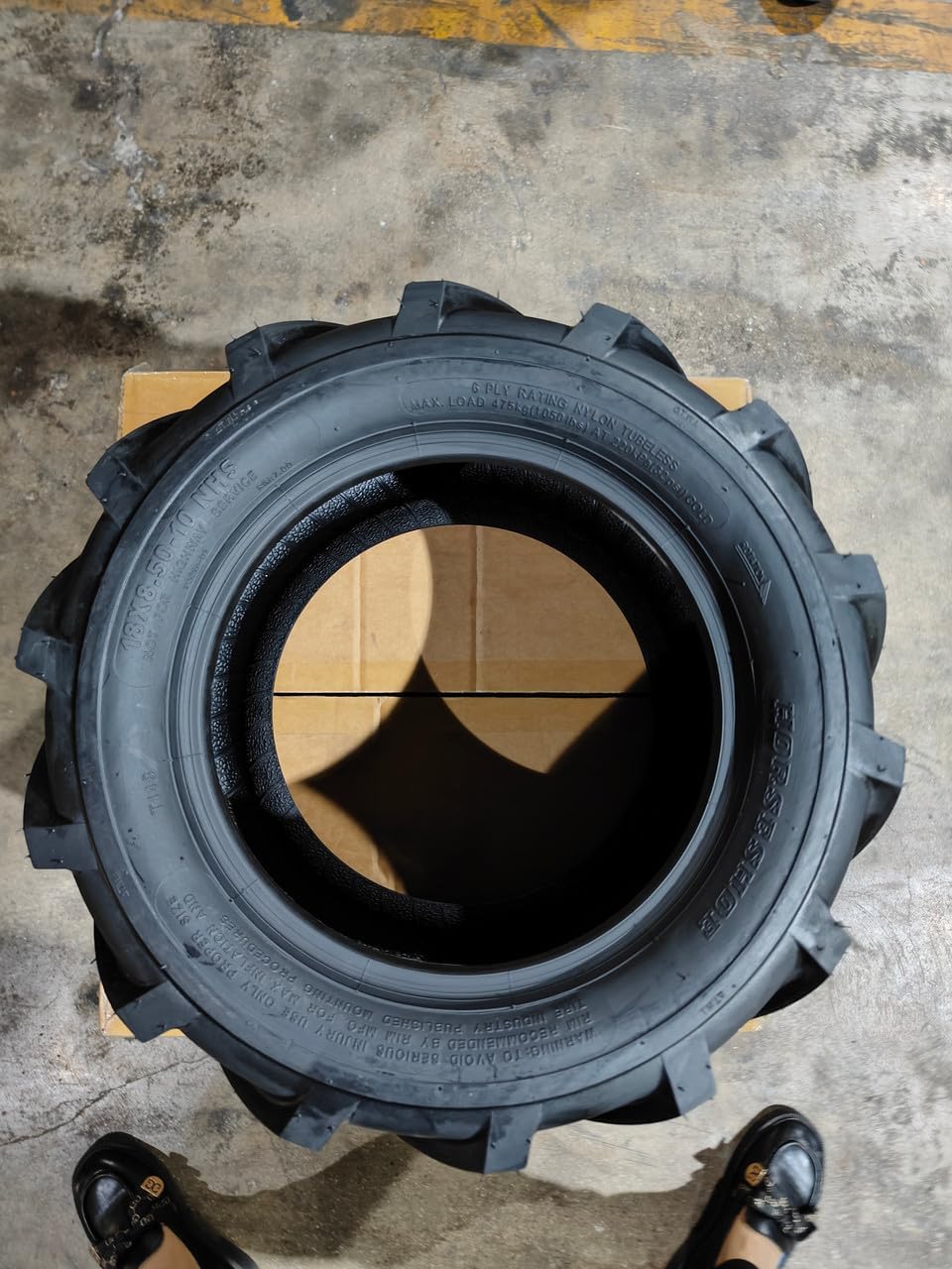 HORSESHOE 2 NEW 18x8.50-10 6Ply | Super Lug Herring Bone | Ditch Witch Trencher AG Farm Tractor Ridding Lawn Mower Tubeless Tires | 18x8.50x10 18x8.5-10 18x8.5x10 T148 1885010