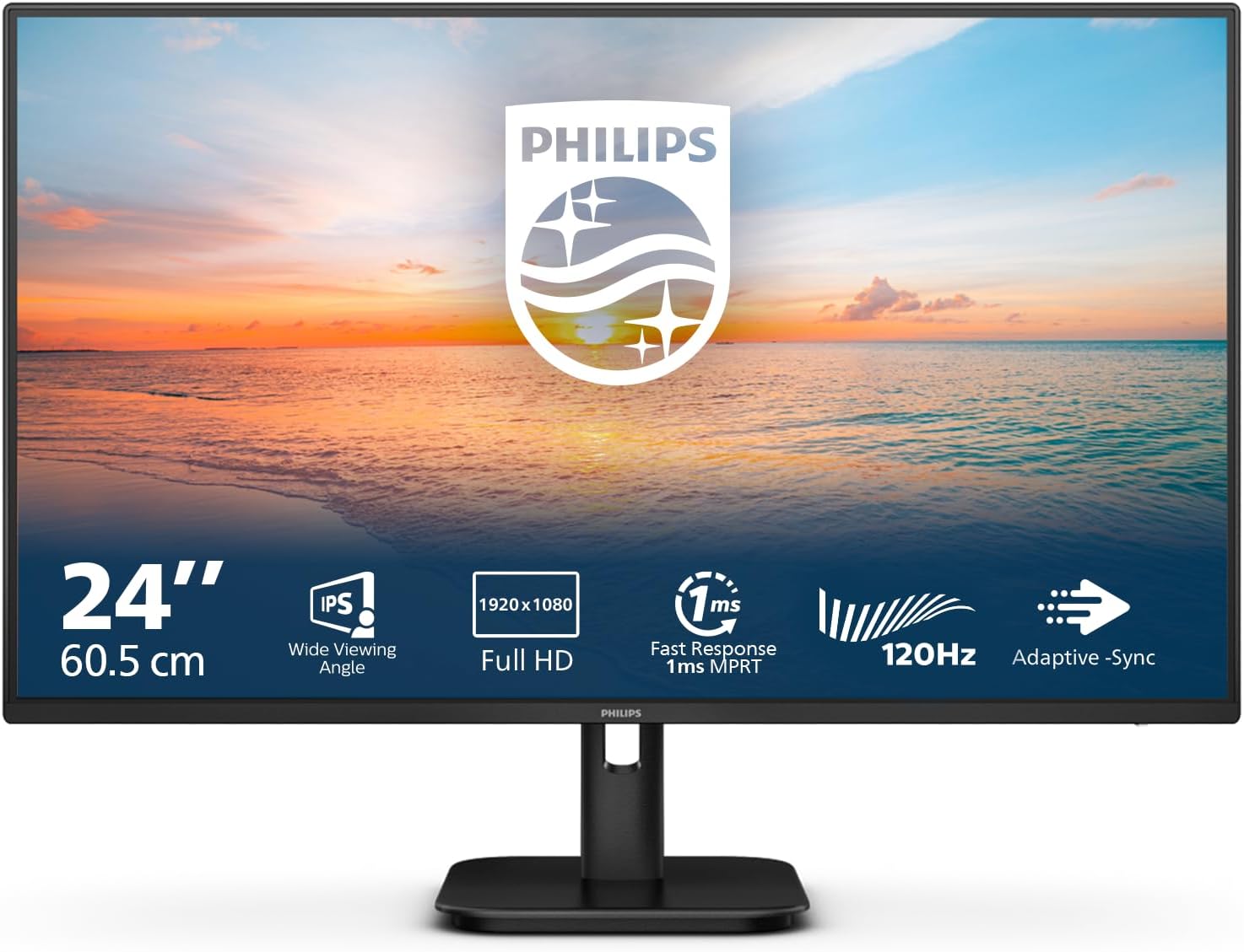 Philips E1N1100A/00 Led Display 60.5 Cm (23.8') 1920 X 1080 Pixels, W128899254 (Cm (23.8) 1920 X 1080 Pixels Full Hd LCD Black)