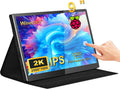 wisecoco Portable Monitor 9 inch 2K 2560 * 1600 IPS Touch Screen 73% NTSC USB C HDMI Secondary External Computer Laptop LCD Monitor for MacBook Pro Air PC Laptop Phone Xbox PS5
