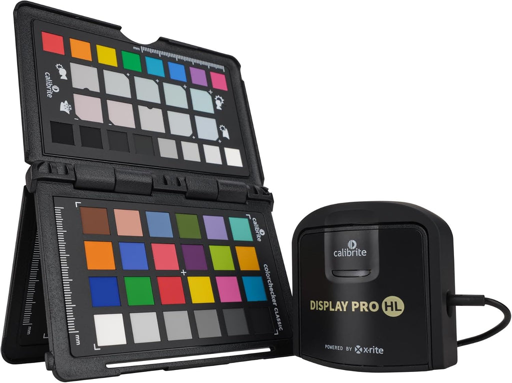 Calibrite Photo Kit w/Display Pro HL Monitor Calibration Colorimeter w/ColorChecker Passport Photo 2, Capture to Edit Color Workflow for RAW, Custom Camera Profiles, White Balance, Accurate Displays
