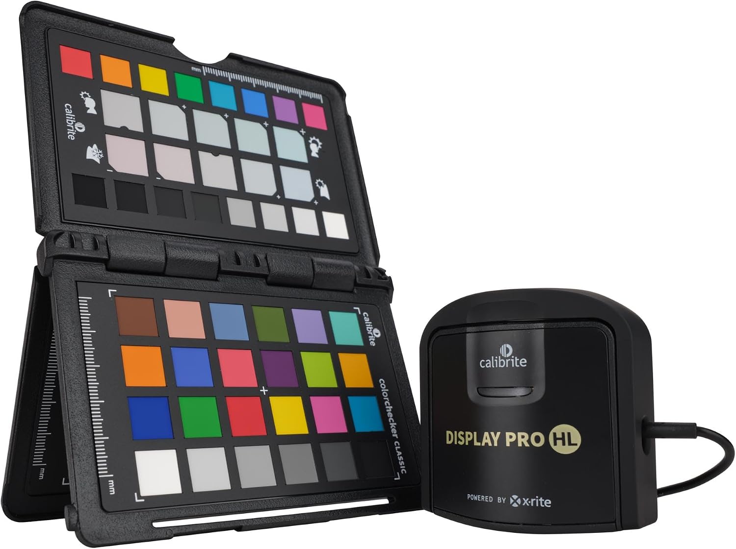 Calibrite Photo Kit w/Display Pro HL Monitor Calibration Colorimeter w/ColorChecker Passport Photo 2, Capture to Edit Color Workflow for RAW, Custom Camera Profiles, White Balance, Accurate Displays
