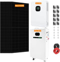 10KW Off Grid Solar System Complete Kit with 16PCS*550W Solar Panels 48V 10KW Off Grid Inverter 2Sets 51.2V LiFeP04 Battery (16pcs*550W+1 * 10KW Inverter+2Sets*20kwh Battery)