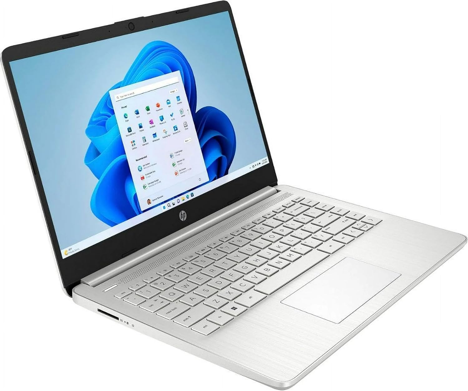 HP 14' Laptop, One Year Office 365 Included, Intel 4-Core N4120 Processor 2.6 GHz, 11 Hours Long Battery Life, 32GB RAM, 128GB eMMC Storage + 128GB Micro SD Card, USB-C, Windows 11 Home (NOT S Mode)