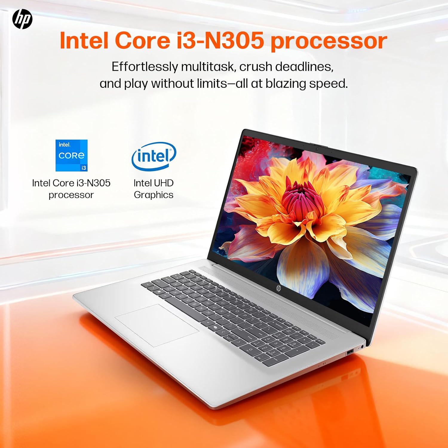 HP 2025 17 Inch Laptop, Intel 8 Core I3-N305, 17.3' HD+ Anti-Glare Display, 32 GB RAM, 1 TB SSD, Windows 11 Pro, Copilot AI, Wi-Fi 6, HDMI, HP 17 Laptop for Business Student, w/Accessory