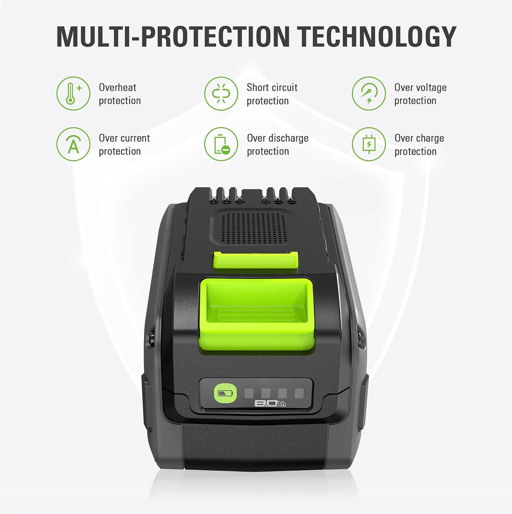 Greenworks 24V 8.0Ah Lithium-Ion Battery(Genuine Greenworks Battery/ 125+ Compatible Tools)