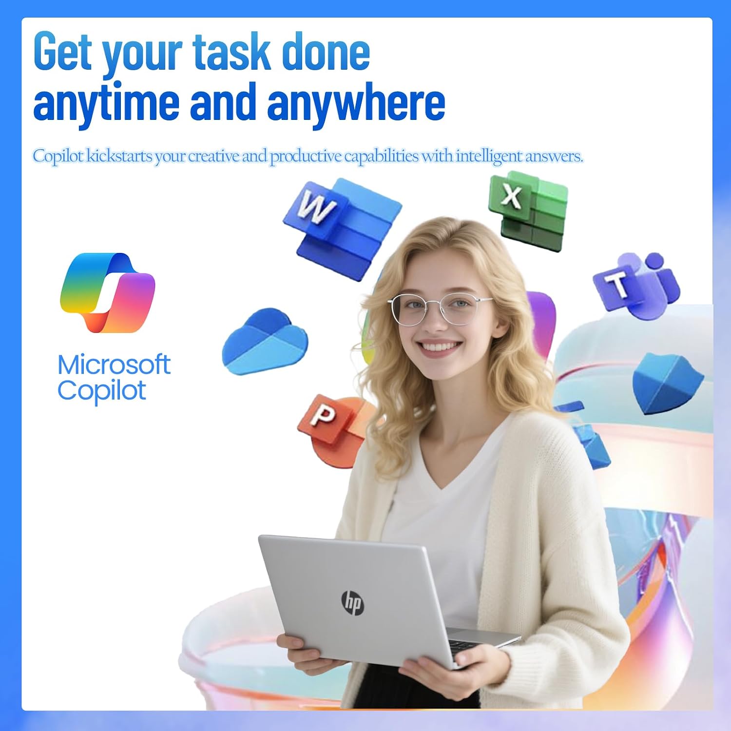 HP 15.6 Touchscreen Laptop Computer • 15.6' FHD IPS Disaplay • Intel 10-Core i7-1355U • Wi-Fi6 • AI Noise Removal • Copilot • HD Webcam • w/AI Voice Recorder • Win 11 Pro • (16GB RAM, 512B SSD)